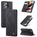 Black CaseMe Slim Soft Wallet Case Cover For iPhone 13 Pro Max - 3