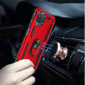 Red Metal 360 Degree Ring Holder Stand Case For Galaxy A22 4G - 3