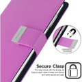 Purple Stylish Rich Diary Wallet Card Holder Case For Galaxy S22 Ultra - 3