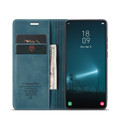 Blue CaseMe Slim Soft Wallet Case Cover For Samsung Galaxy S22 - 2