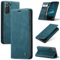 Blue Samsung Galaxy S22 Plus Compact Flip Quality Wallet Case Cover - 1