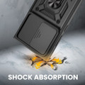 Black Metal Ring Shock Proof Camera Protection Case For Samsung Galaxy S22 Ultra - 4