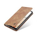 Brown Galaxy A32 5G CaseMe Compact Flip Magnetic Wallet Case - 3