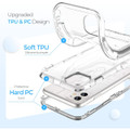 Clear iPhone 12 / 12 Pro Rugged Shock / Drop Protection Holster Case - 4