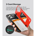 Red iPhone 13 Pro Mercury Slim Shock Proof Magnetic Door Case - 6