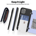 Lilac Mercury Slim Magnetic Door Credit Card Case For iPhone 12 / 12 Pro - 4