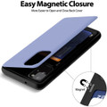 Lilac Goospery Slim Magnetic Door Credit Card Case For Galaxy S20 + Plus - 4