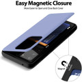 Lilac Mercury Magnetic Door 2 Card  Shock Proof Case For Galaxy S20 Ultra - 5