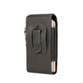 Black 6.5 inch Universal Synthetic Leather Vertical Holster Case For Oppo R9 - 2