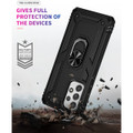Black 360 Degree Ring Shock Proof Defender Case For Galaxy A53 5G - 6