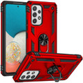 Red Galaxy A53 5G Slim Armour 360 Degree Ring Stand Case - 1