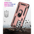 Rose Gold Shock Proof 360 Rotating Metal Ring Stand Case For Galaxy A53 5G - 2