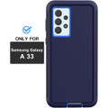 Navy Rugged Shock / Drop Protection Defender Case For Galaxy A33 5G - 6