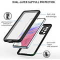 Black Galaxy A53 5G Waterproof Dirtproof Shock Proof Case - 6