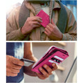 Hot Pink Mercury Mansoor Diary Card Holder Wallet For iPhone 14 - 7