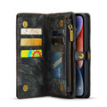 Black iPhone 14 Multi-Functional  Wallet Detachable Magnetic Case - 1