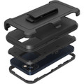 Black iPhone 14 Tradies Heavy Duty Military Holster Case - 5