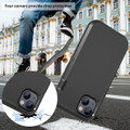 Black Heavy Duty Defender Military Belt Clip Holster Case For iPhone 14 Plus - 4