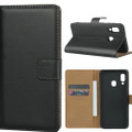 Genuine Leather Smart Wallet Case For Samsung Galaxy A20s - 2