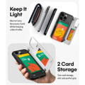 Black Goospery Slim Magnetic Door Credit Card Case For iPhone 14 Pro - 6
