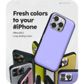 Lilac iPhone 14 Pro Mercury Slim Shock Proof Magnetic Door Case - 6