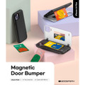 Black iPhone 14 Plus Mercury Slim Shock Proof Magnetic Door Case - 3
