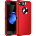 Red Full Body Heavy Duty Defender Case For iPhone 7 / 8 - 1