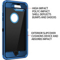 Blue iPhone 7 / 8 Full Body Heavy Duty Defender Case - 5