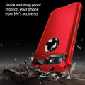 Red Full Body Heavy Duty Defender Case For iPhone 7 Plus / 8 Plus - 4