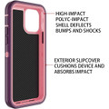 Purple Tradies Military Defender Heavy Duty Case For iPhone 11 Pro Max - 4