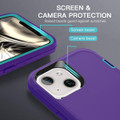 Purple iPhone 14 Tough Military Grade Drop Proof Defender Case - 3