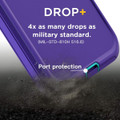 Purple iPhone 14 Plus Military Full Body Shock Proof Defender Case - 5