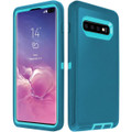 Blue Military Full Body Shock Proof Defender Case For Galaxy S10 - 1