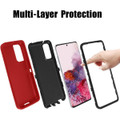 Red Full Body Heavy Duty Defender Case For Galaxy S20 - 2