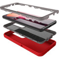 Red Galaxy S21 Ultra Military Full Body Shock Proof Defender Case - 2