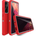 Red Galaxy S21 Ultra Military Full Body Shock Proof Defender Case - 4