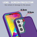Purple Military Full Body Shock Proof Defender Case For Galaxy S22 - 5