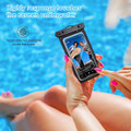 Black Waterproof Bag Phone Pouch Dry Swimming Bag For Galaxy A31 - 3