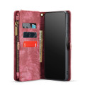 Red Wallet Zipper Purse Removeable Magnetic Case For Galaxy A13 5G - 2
