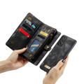 Black Galaxy A33 5G Multi-functional 2 in 1 Purse Wallet Magnetic Case - 3