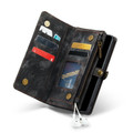 Black Galaxy A33 5G Multi-functional 2 in 1 Purse Wallet Magnetic Case - 7