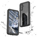 Black Galaxy A14 5G Waterproof Dirtproof Shockproof Defender Case - 8