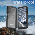 Black Galaxy A14 5G Waterproof Dirtproof Shockproof Defender Case - 14