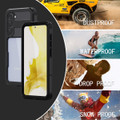 Black Waterproof Dirtproof Shockproof Case For Galaxy S23+ Plus - 5