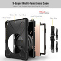Black Apple iPad 7th / 8th / 9th Gen 10.2" Shock Proof Shoulder Strap Case - 5