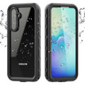 Black Galaxy A54 5G Waterproof Dirtproof Shockproof Defender Case - 1
