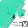 Mint Green Mercury Mansoor Diary Card Holder Wallet For Galaxy A33 5G - 5