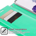 Mint Green Galaxy A34 5G Mercury Mansoor 9 Card Slot Wallet Case  - 3