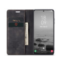 Black Galaxy S23 Compact Flip Quality Wallet Case Cover - 1