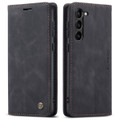 Black Galaxy S23 Compact Flip Quality Wallet Case Cover - 5